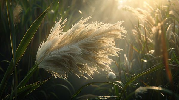 Appréciez la grâce de la fleur de la pampa