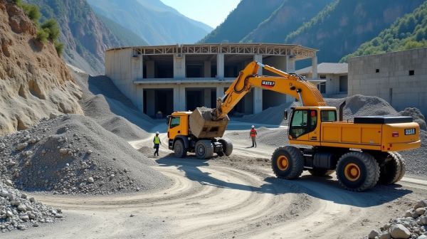 La Roche-sur-Foron : évacuer les gravats sans bloquer le chantier