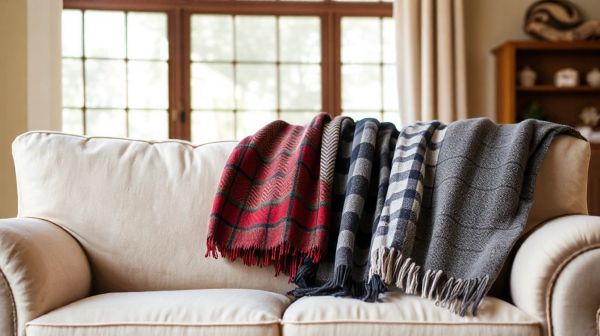 Top 10 plaids tendance pour transformer votre canapé en cocon de confort